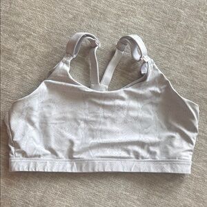 Women's White Nursing Sports Bra